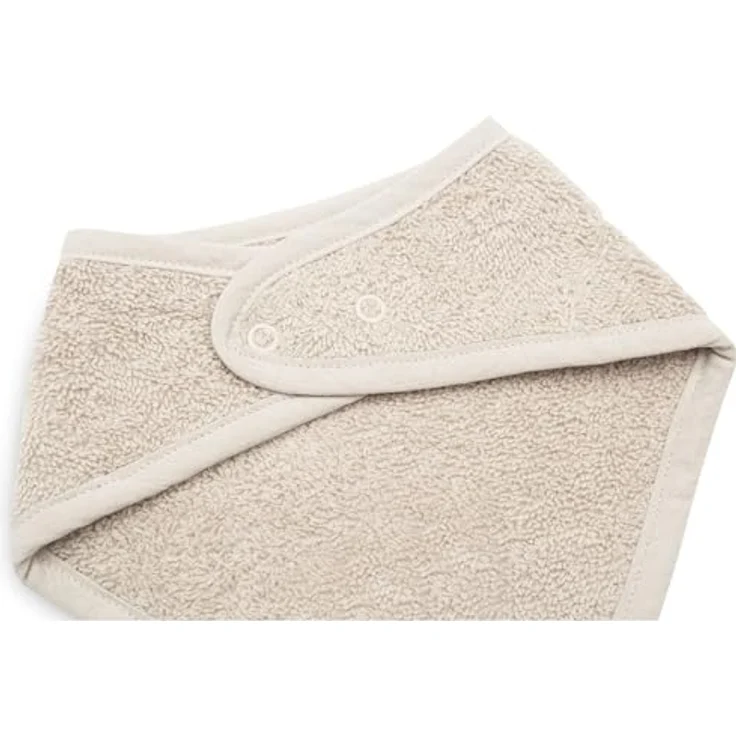 Jollein Lätzchen Bandana ca. 37 x 24,5 cm Nougat 2er Pack mit praktischen Druckknöpfen – Bild 3