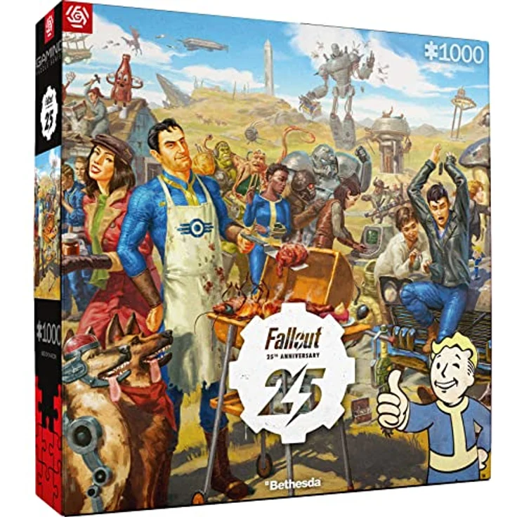 Good Loot Gaming Puzzle Fallout 25th Anniversary Puzzles Spiel-Artwork für Erwachsene Teenager Puzzlespiel mit 1000 Teilen Spielepuzzles Inspiriert Durch EIN Computerspiel 68,3 x 48 cm – Bild 4