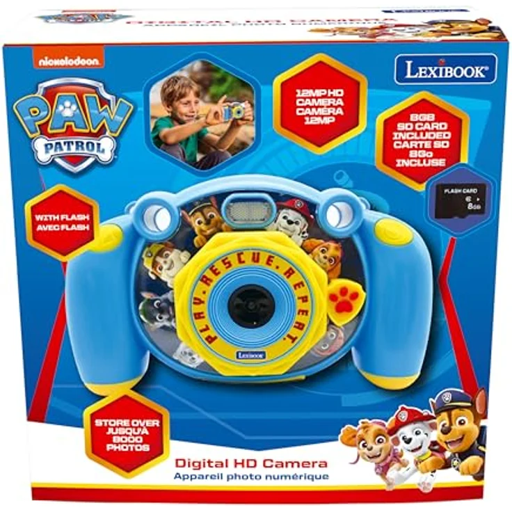 Lexibook Paw Patrol Kinderfotoapparat, 2 Zoll LCD Bildschirm, 32 GB Speicher, 15 kreative Rahmen, integrierte Spiele – Bild 5