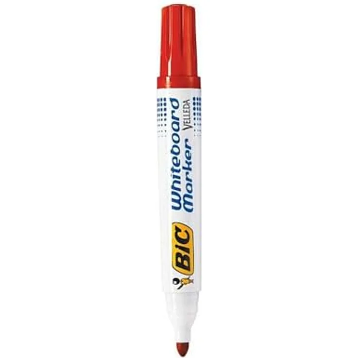 BIC Velleda ECOlutions Whiteboard-Marker, rot, 1,4 mm, geruchsarm und langlebig – Bild 2