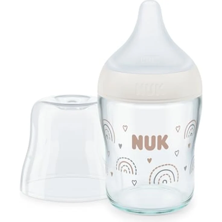 NUK Babyflasche Perfect Match Soft Silikon, mit Anti-Colic-Funktion und Temperature Control-Anzeige – Bild 1
