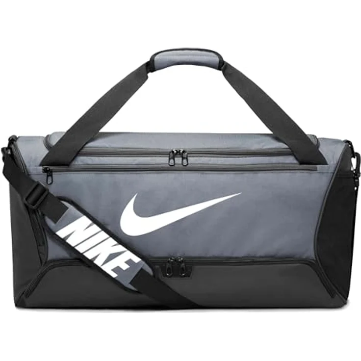 Nike Sportswear Sporttasche NK BRSLA M DUFF - 9.5 (60L), strapazierfähige Kindersporttasche mit separatem Schuhfach, blau - Preisvergleich – Bild 2
