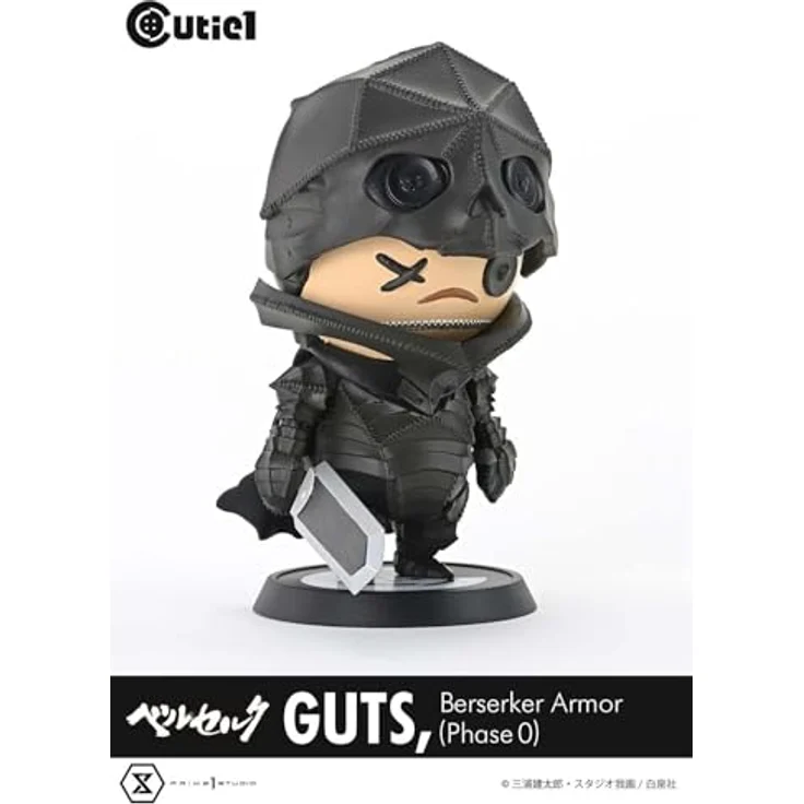 Prime 1 Studio Berserk Cutie1 PVC Figur Guts Berserker Armor (Phase 0), 12 cm, detailreiche Darstellung für Sammler ab 16 Jahren – Bild 9