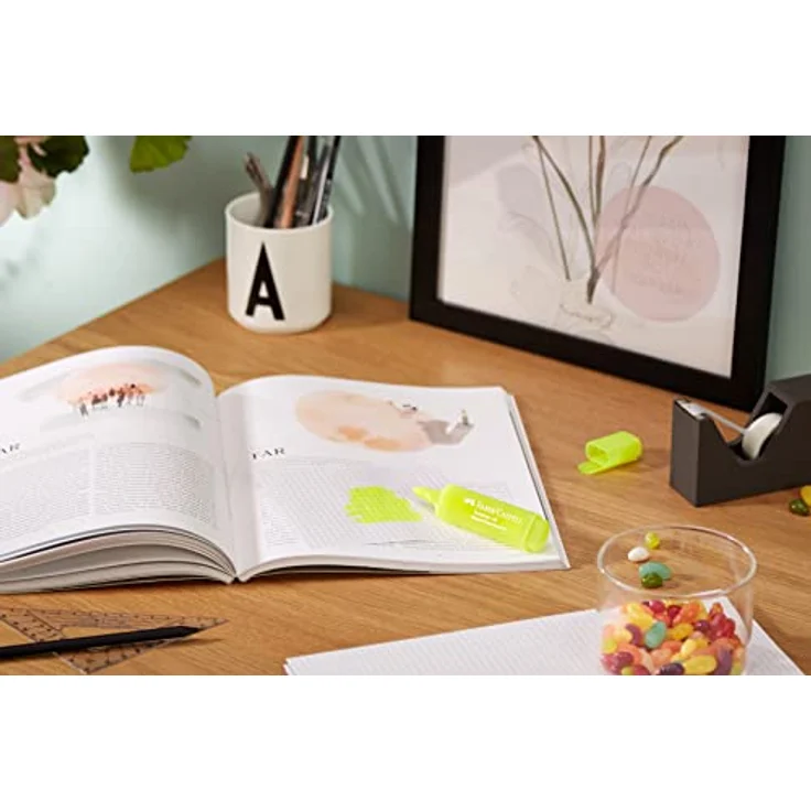 Faber Textmarker Superfluorescent Gelb – Bild 5