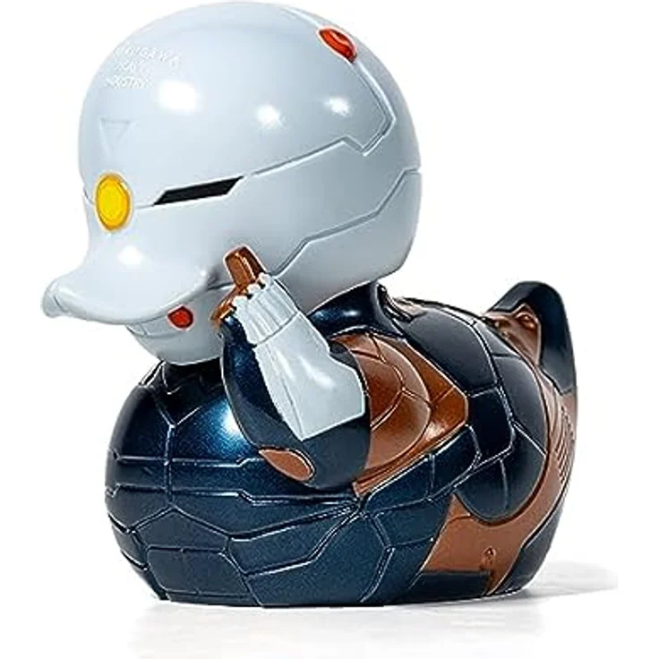 TUBBZ Box-Ausgabe Gray Fox, Sammler-Vinyl-Gummiente Figur, 9 cm groß, offizielles Metal Gear Solid Merchandise – Bild 1