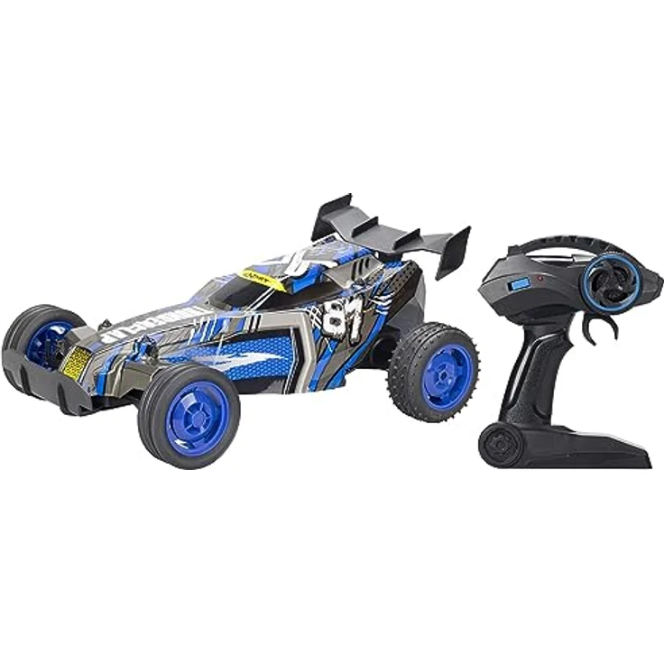 Silvertlit – Exost Ferngesteuertes Auto – Thunder Clap 40 cm – Ultraschnelles blaues XXL-Buggy-Fahrzeug – Geschwindigkeit: 20 km/h - 1:10 – RC-Spielzeug für Kinder ab 5 Jahren – 20645 – Bild 3