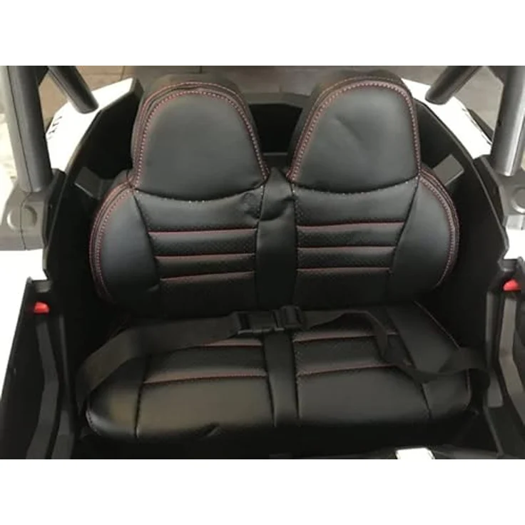 FINOOS Elektroauto für Kinder UTV-MX Buggy 24V, 2-Sitzer, 4x4 Allrad, 2x12V Batterie, 2-7 Jahre (Weiß) – Bild 5