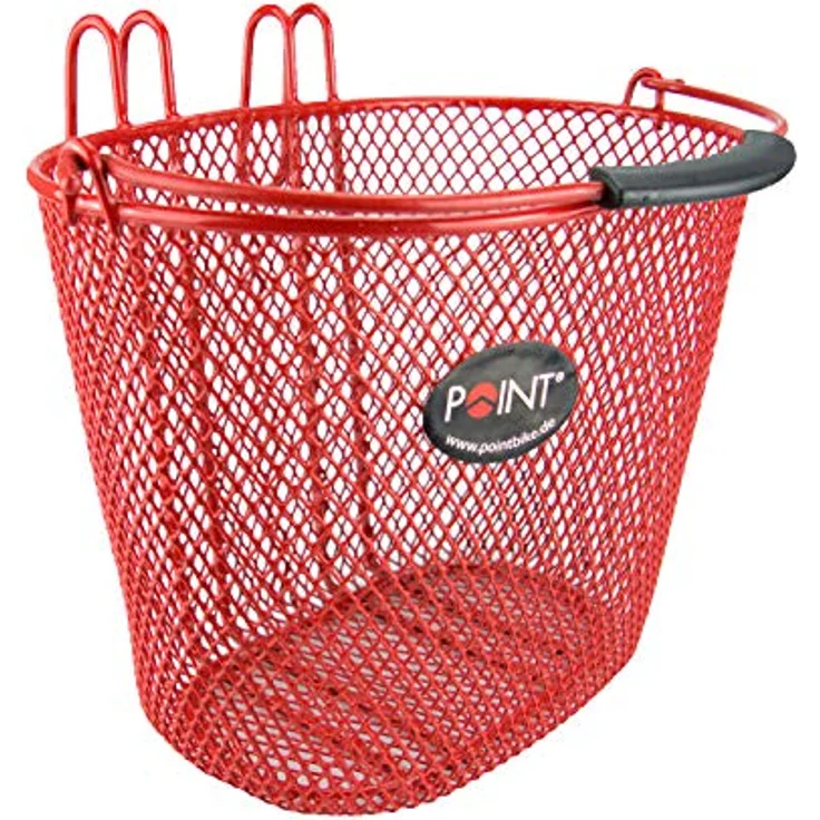 Point Kinder Fahrradkorb VR Colour, rot, 25x16x16cm, 05107605 – Bild 1