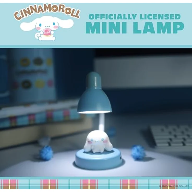Blue Sky Studios Cinnamoroll Mini Lampe, USB-C wiederaufladbar, LED Nachtlicht, Sammlerstück – Bild 2