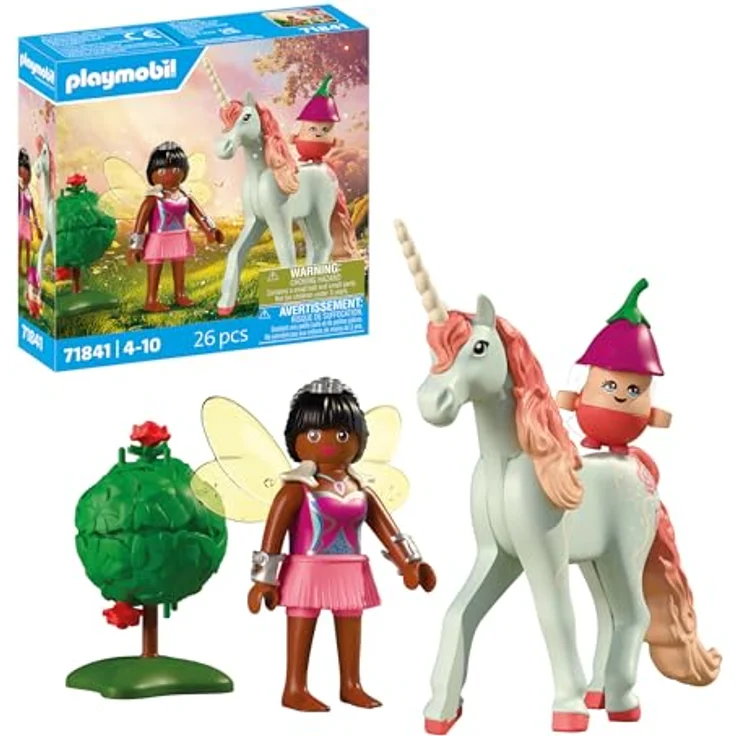 PLAYMOBIL Sammeleinhorn Himmelsrose, Sammelfigur mit Fee und zauberhaftem Design – Bild 1