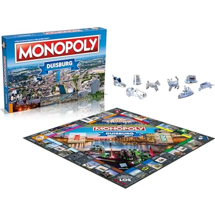 Winning Moves - Monopoly - Duisburg Städte-Edition - Gesellschaftsspiel für die ganze Familie, ab 8 Jahren, Deutsch – Bild 3