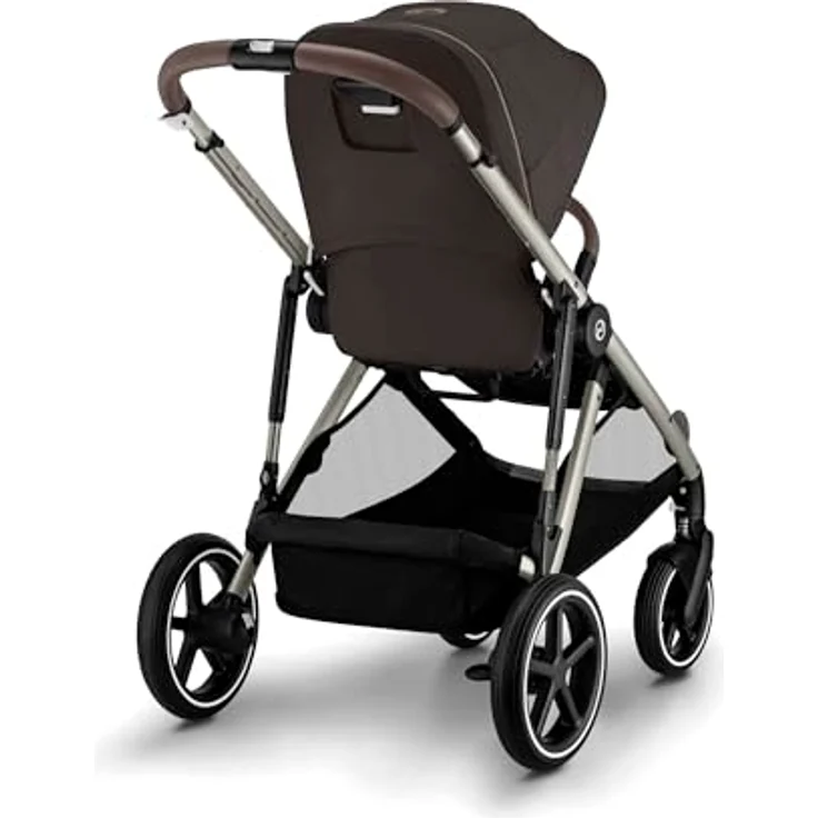 Cybex Gold Kinderwagen GAZELLE S, All-in-1-System mit 20+ Konfigurationen, max. 22 kg, Chocolate Brown – Bild 2