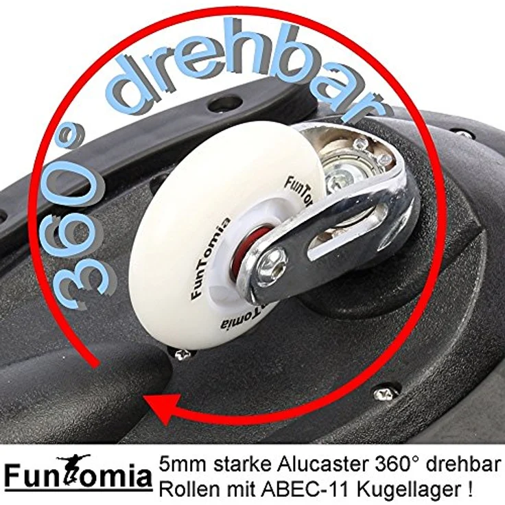 FunTomia Waveboard Original Funtomia mit ABEC9 Kugellager inkl. Tasche (Verschiedene Farbdesigns) – Bild 5