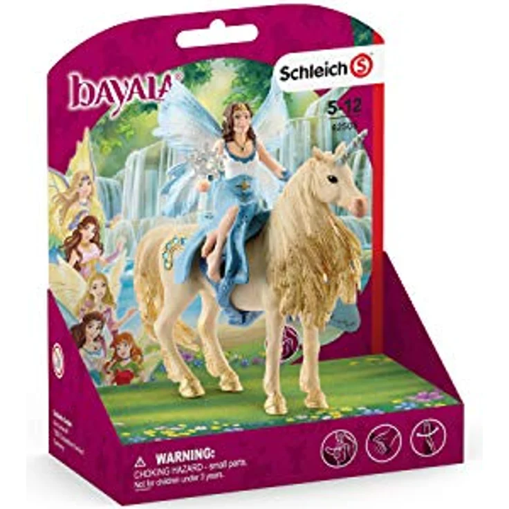 Schleich 'Bayala' - 42508 Eyelas Ausritt auf Goldeinhorn Spielfigur – Bild 5
