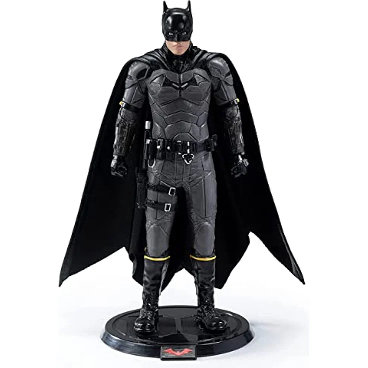 BendyFigs The Batman Movie, Biegefigur Batman, 18,5 cm, Mehrfarbig, aus PVC und ABS – Bild 1