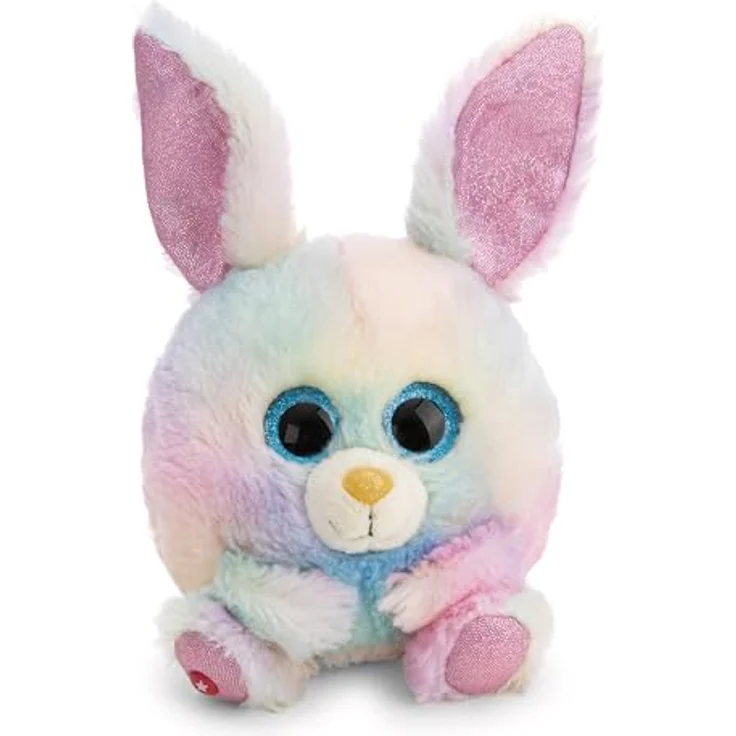 NICI GLUBSCHIS Baby Hase Rainbow Candy, 13cm, buntes Plüschtier aus weichem Plüsch mit Glitzeraugen, ideales Kuscheltier für Kinder und Erwachsene, perfekte Geschenkidee – Bild 3