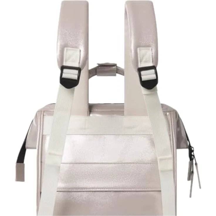 Cabaia Adventurer Iridescent, Kinderrucksack S 32 cm, beige, 100% Polyurethan, 23 cm x 13 cm x 32 cm – Bild 11