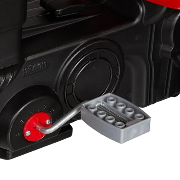 Lemodo Trettraktor Kinder Traktor mit Kettenantrieb, Kinderfahrzeug ab 3 Jahre, Grün / Schwarz - Preisvergleich – Bild 6