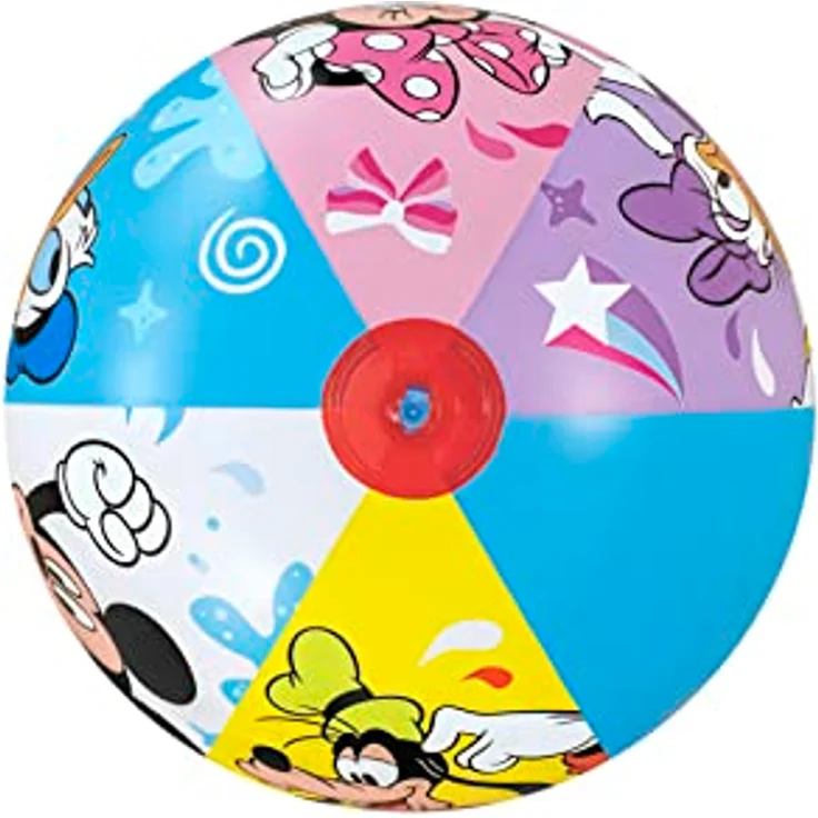 BESTWAY Wasserball Bestway 91098, Aufblasbarer Wasserball "Disney Junior Mickey & Friends", Ø 51 cm, Mehrfarbig – Bild 6