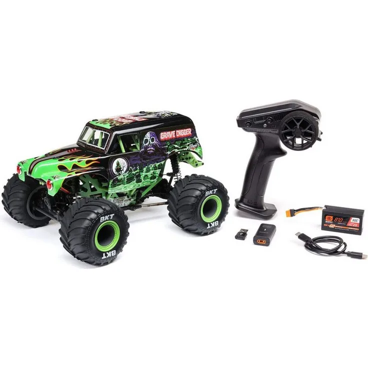 Losi Mini LMT 4WD-Monstertruck, ferngesteuertes Auto mit offiziell lizenzierten Stellen, 2er Pack