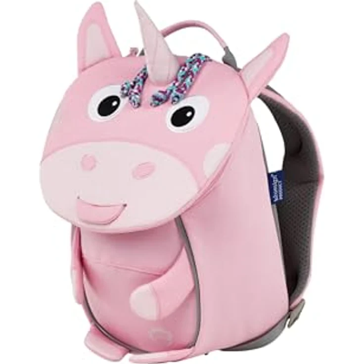 Affenzahn Kleiner Freund Kindergarten-Rucksack, ergonomisch und reflektierend, mit Ziehzunge und Namensschild für 1-3-Jährige – Bild 2