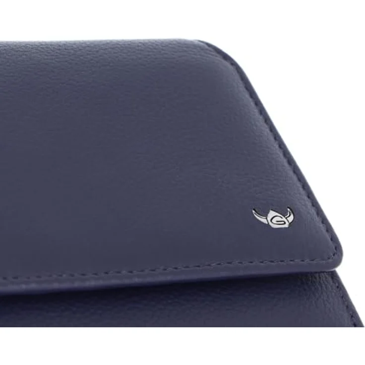 Golden Head Madrid Geldbörse RFID, 100% Leder, 11,5 cm, blau – Bild 6