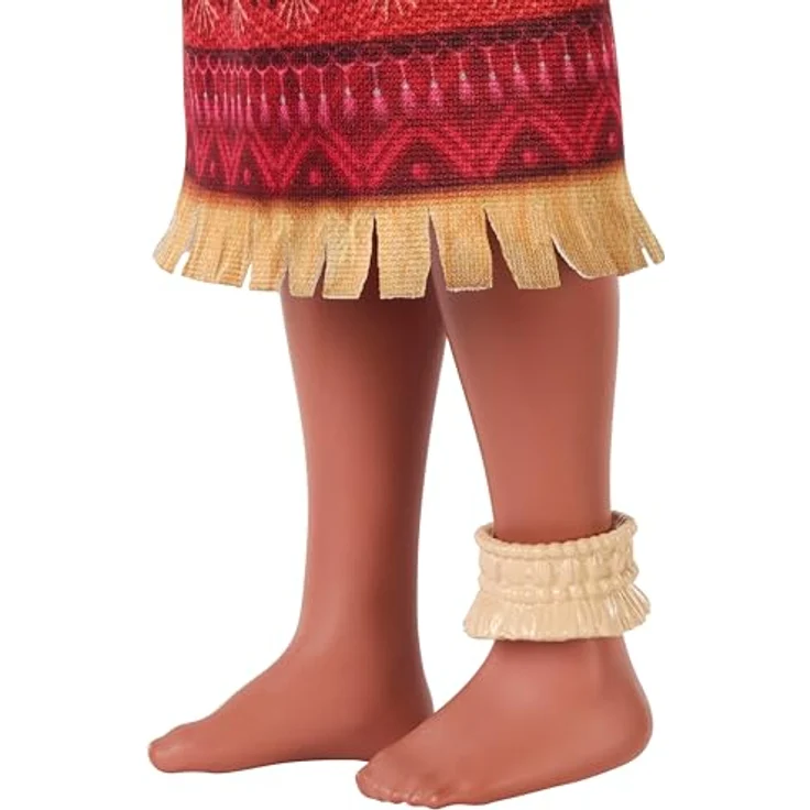 Mattel® Anziehpuppe Disney Vaiana 2, Vaiana im Abenteuer-Outfit mit Halskette und Fußkettchen, bewegliches Haar und Gliedmaßen – Bild 5