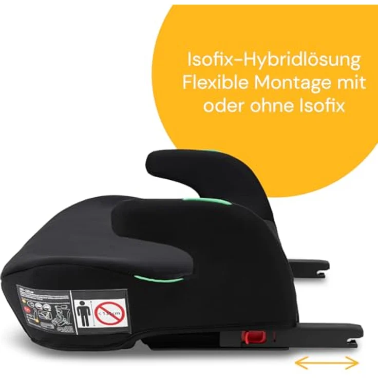 Osann Boost Isofix, Kindersitzerhöhung ab 135 cm für Auto, mit Isofix und waschbarem Bezug, geeignet für Kinder von 8 bis 12 Jahren – Bild 5