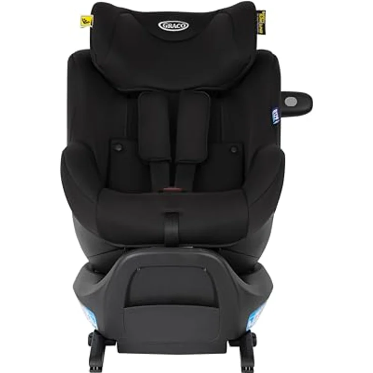 Graco Reboarder-Kindersitz SnugGo i-Size R129 inkl. Sitzverkleinerer - Midnight, 360° drehbarer Kindersitz mit i-Size R129 Sicherheitsstandard – Bild 7