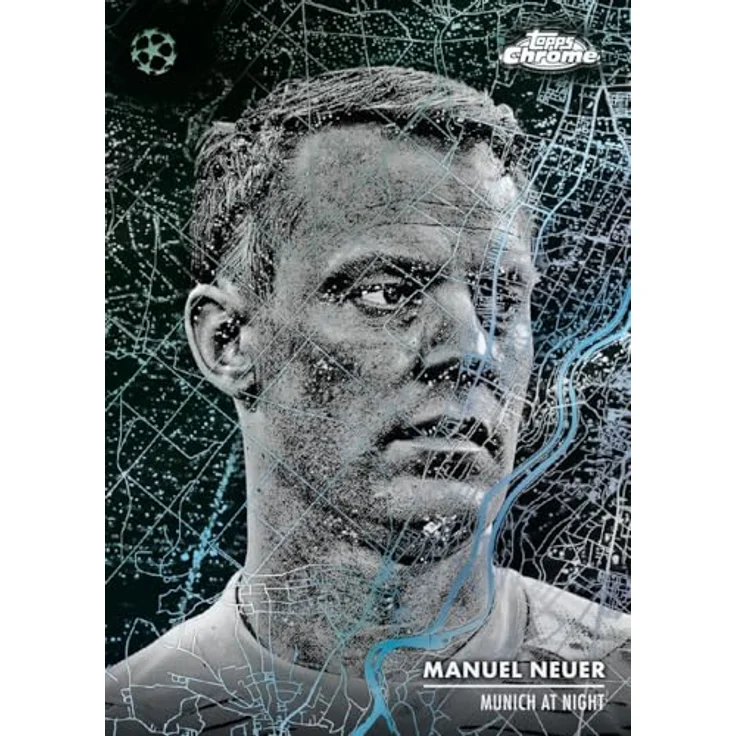 Topps Chrome UEFA Club Competitions 2024-25 Hobby Box, Sammelkarten-Display aus Papier und Pappe, geeignet für Sammler ab 6 Jahren – Bild 8