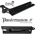Ethic DTC Pandemonium V2 BOXED Stunt-Scooter Deck Schwarz matt 580mm - Leichtgewichtiges High-End-Deck für anspruchsvolle Scooter-Fans