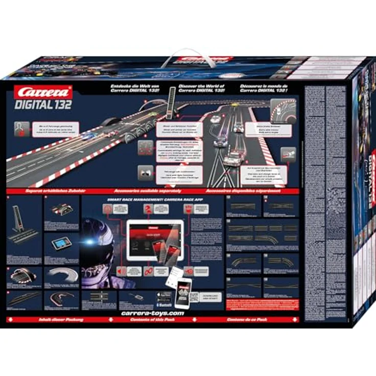 Carrera Race of The Champions, Digitale Rennbahn mit 6 Fahrern, 7,3 Meter Strecke, inkl. Red Bull Racing RB20 M, Wireless 2.0 Steuerung – Bild 2