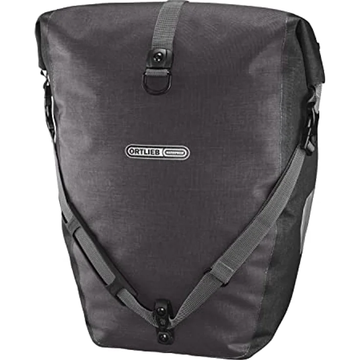 Ortlieb Unisex Gepäckträgertasche Back-roller Plus Ql2.1 Paar Radtaschen Travel, granit-schwarz 2x 20 l., 32 x 17 42 cm 40 Liter EU – Bild 2