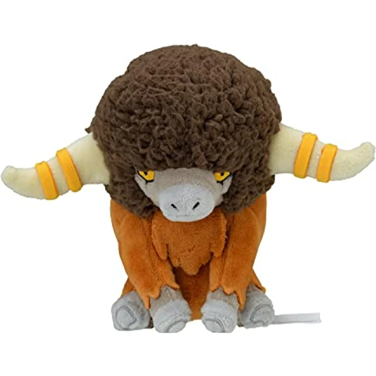 Pokemon Center Bouffalant Sitting Cuties Plüsch, 15 cm mit Mikroperlen gewichtet, handliches Kuscheltier für Erwachsene und Kinder ab 4 Jahren – Bild 2
