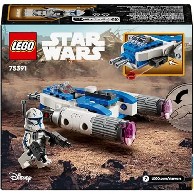 LEGO® Konstruktionsspielsteine Captain Rex™ Y-Wing™ Microfighter (75391), LEGO Star Wars™, (99 St), Made in Europe – Bild 9