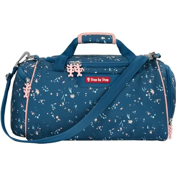 Step by Step Sporttasche mit Nassfach, 13 l (1-tlg) Kinder-Sporttasche mit 13 l Volumen, Nasswäschefach, Schultergurt - blau – Bild 2
