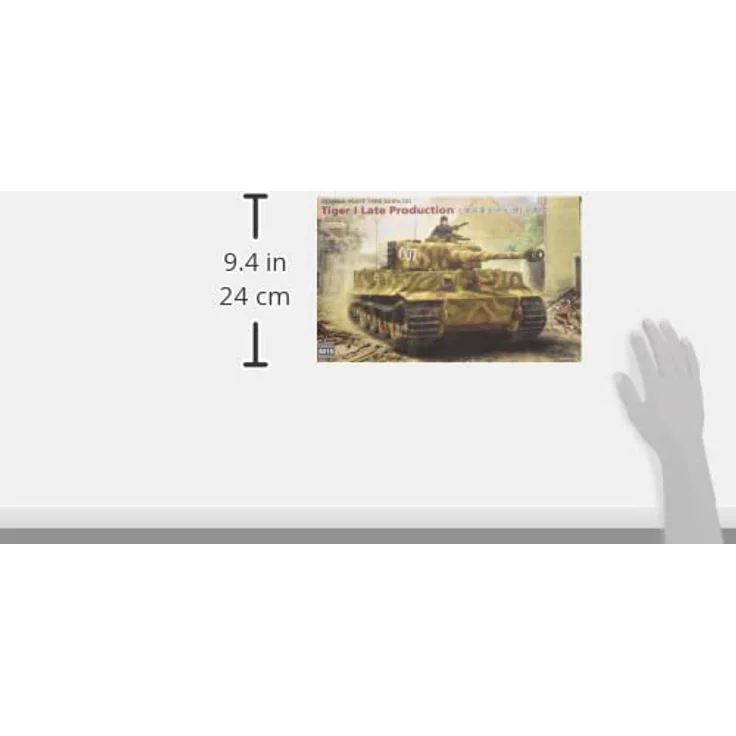 Rye Field Model Tiger I Spätproduktion, 1:35 Modellbausatz aus Kunststoff mit detaillierten Panzermerkmalen und Abziehbildern – Bild 9