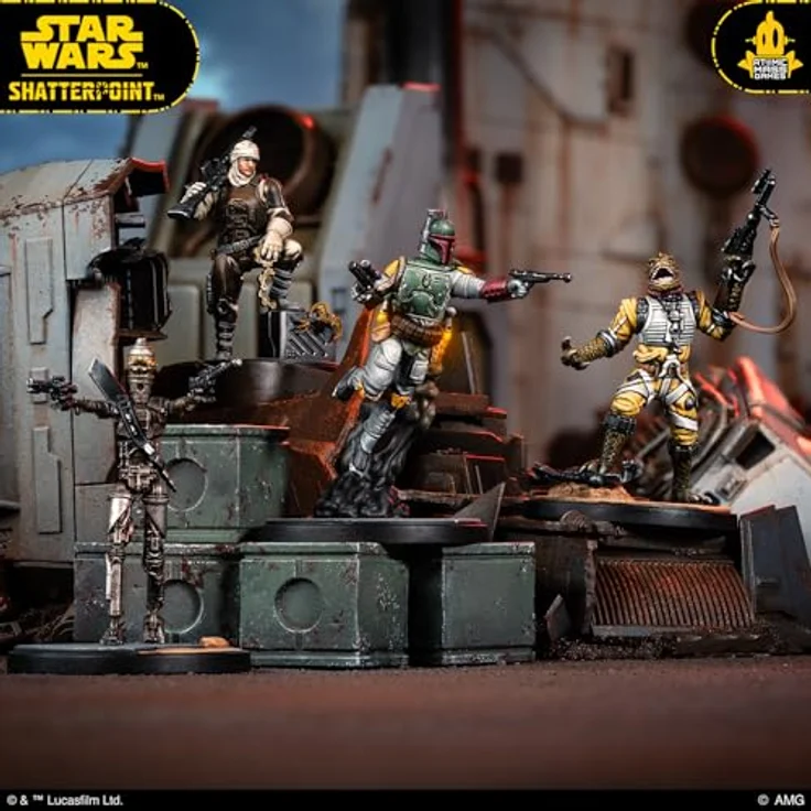 ATOMIC MASS GAMES Star Wars: Shatterpoint – We don't need their Scum, Squad-Erweiterung mit 4 Charakteren, Tabletop für 2 Spieler ab 14 Jahren, Deutsch, Mehrsprachig – Bild 5