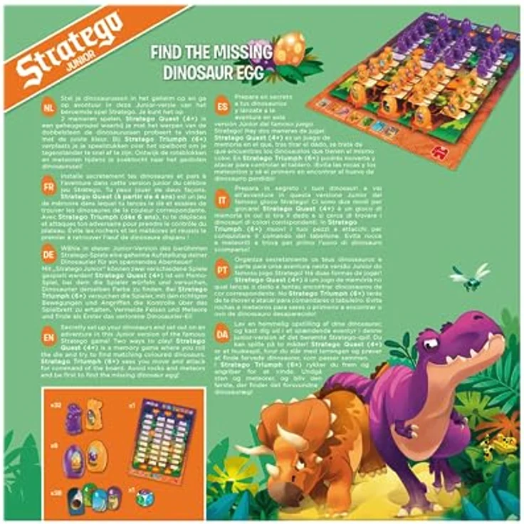 Jumbo 19959 Stratego: Junior Dinos Board Game – Bild 3