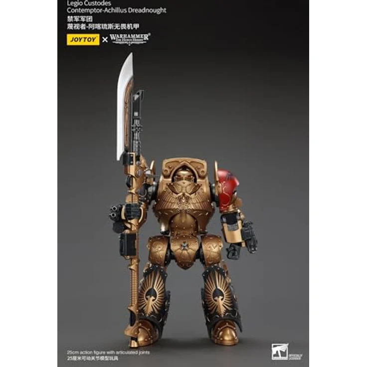 Joy Toy Warhammer The Horus Heresy Legio Custodes Contemptor-Achillus Dreadnought, 25 cm Actionfigur mit Zubehör – Bild 9