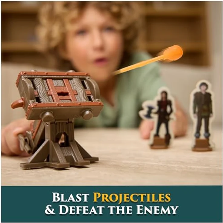 DreamWorks Dragons, Drachenzähmen leicht gemacht - Trial of Flame, Drachenkampf Spielset mit Ohnezahn, beweglicher Drachenfigur, Wikingerfiguren und Kanone für Kinder ab 4 Jahren – Bild 4