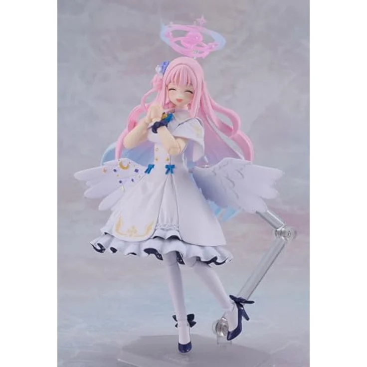 Max Factory Blue Archive - Mika Misono Figma Actionfigur, mit 3 Gesichtsplatten und optionalen Zubehörteilen wie Maschinenpistole und Effektteilen – Bild 2