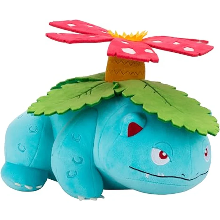 Pokémon Bisaflor PKW4498, 30 cm Plüschfigur aus super weichem Material, offizielles Produkt – Bild 3