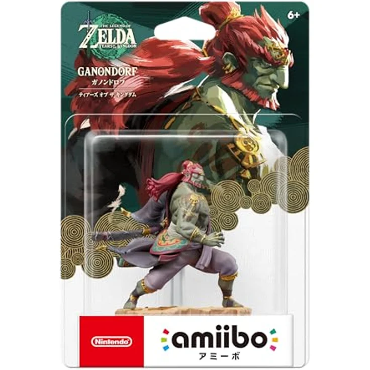 Nintendo amiibo Ganondorf, The Legend of Zelda Tears of the Kingdom Edition, interaktive Sammelfigur mit digitalen Inhalten, NFC – Bild 1