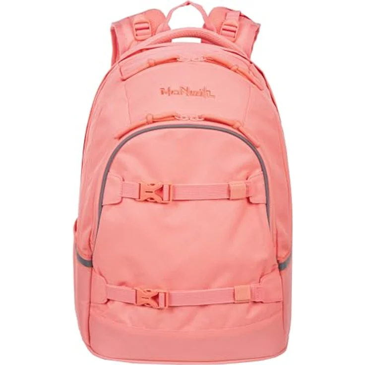 McNeill Schulrucksack Milo, Polyester mit Stift- und Steckfächern, Trinkflaschenhalter und praktischen Haken, abenteuerliches Design – Bild 2