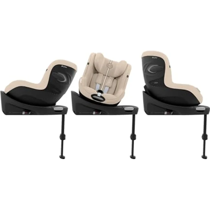 Cybex Sirona G3 Plus i-Size Reboard Kindersitz mit 360° Drehung und L.S.P. Seitenaufprallschutz, Almond Beige – Bild 4