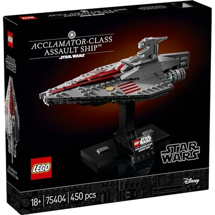 LEGO Star Wars™ 75404 Assault Ship™ der Acclamator-Klasse, Modellbausatz mit 450 Teilen, mehrfarbig – Bild 9