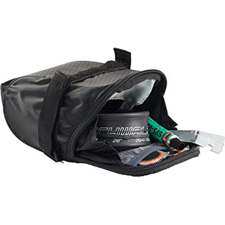 VAUDE Race Light XL - Satteltasche Fahrrad mit Klett-Befestigung, Schwarz, Einheitsgröße – Bild 2