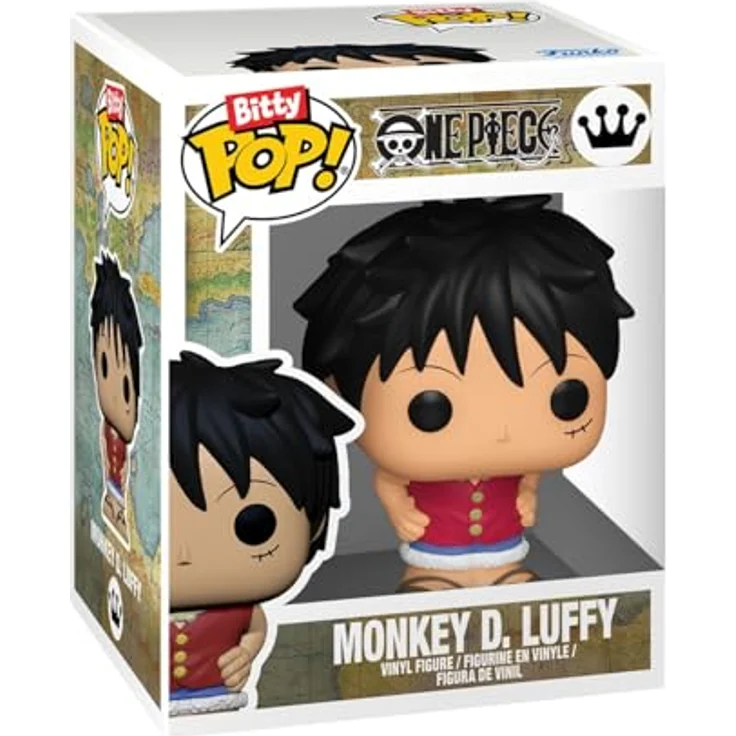 Funko Bitty POP! Ride: One Piece - Going Merry w/Luffy, Sammelbare Vinylfigur, 9,5 cm, Hochwertiges Vinyl, Offizielles Merchandise für Kinder & Erwachsene – Bild 4