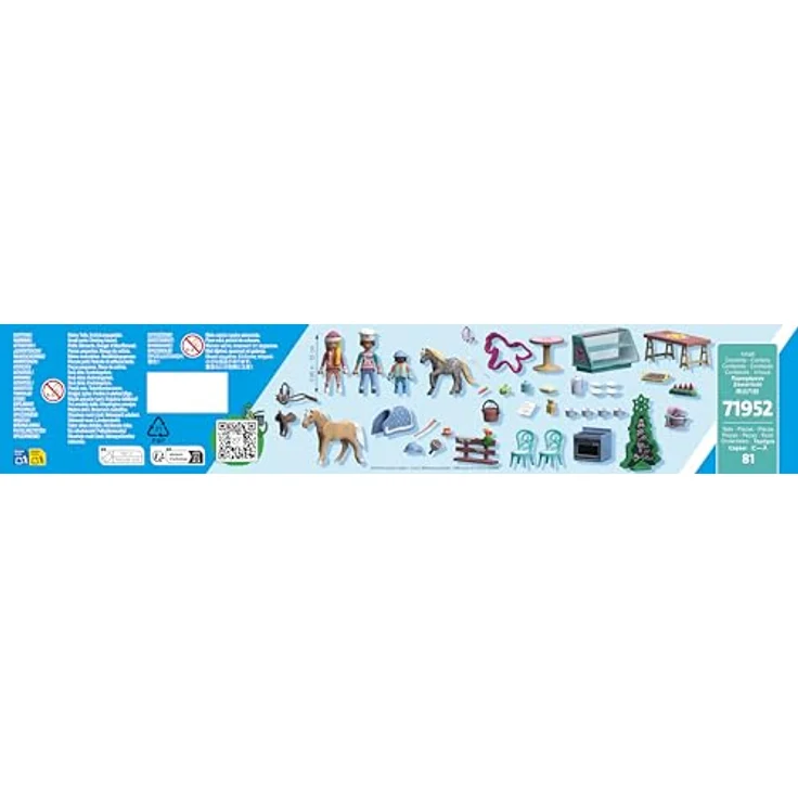 PLAYMOBIL Horses of Waterfall 71952, Adventskalender Weihnachtsbacken im Reitcafé für Pferdefans mit täglichen Überraschungen und Zubehör, geeignet für Kinder ab 4 Jahren – Bild 5